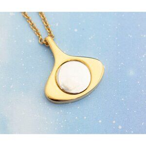 Vintage Avant Garde Kisses Long Pendant Necklace by Avon - J15